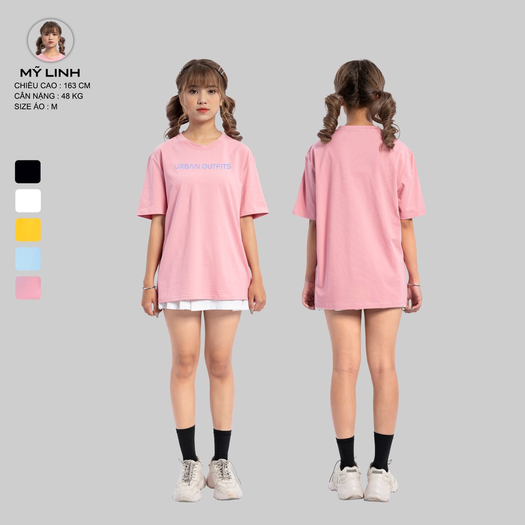 Áo Thun Tay Ngắn Nam Nữ URBAN OUTFITS In UO Chữ ATR05 Dáng Form Suông Cotton 4 Chiều | BigBuy360 - bigbuy360.vn