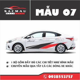TEM XE HYUNDAI ACCENT (7 MẪU MỚI NHẤT)