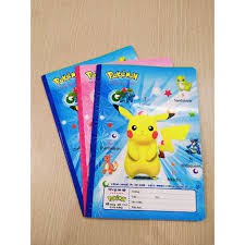 Vở ô ly 48 Trang Pokemon Mẫu Mới Bìa Lấp Lánh Siêu Đẹp