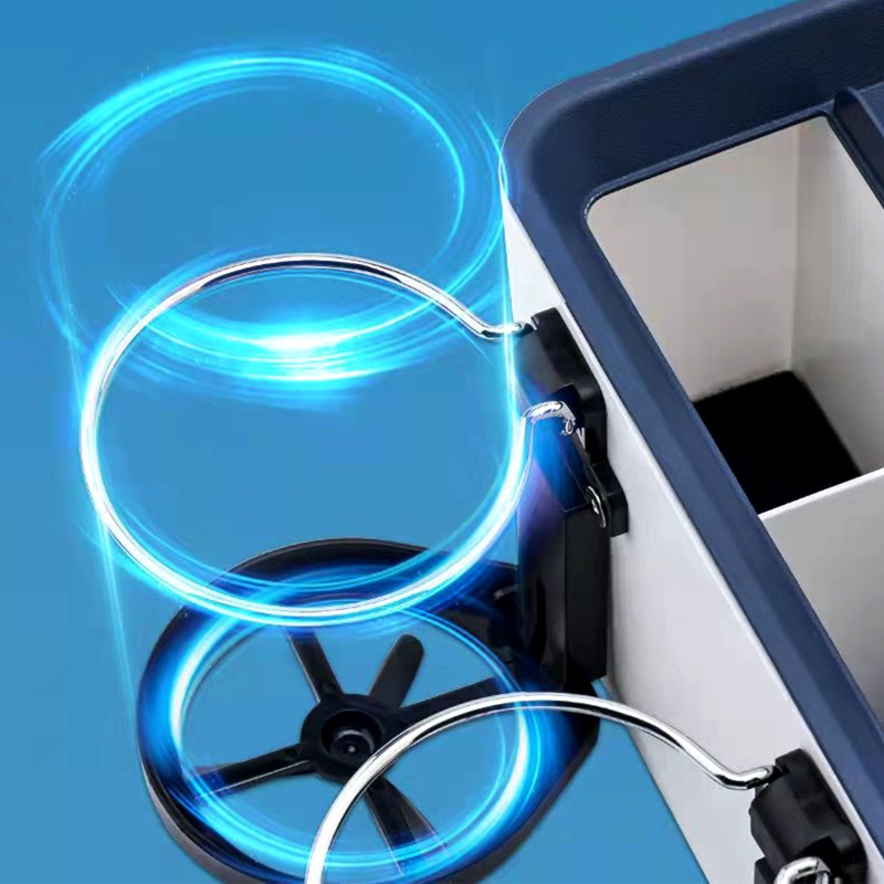 Hộp Đựng Khăn Giấy Gắn Sau Lưng Ghế Xe Hơi Kèm Giá Đỡ Cốc Tiện Dụng