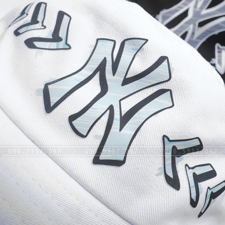 Mũ Nón Tai Bèo Kaki MLB NY Phong Cách Hàn Quốc, Hàng Nhập Đầy Đủ Tem