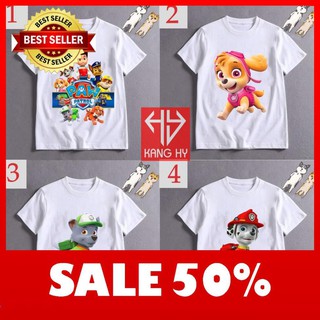 (SALE SỐC) 4 mẫu áo thun đội chó cứu hộ paw patrol F080