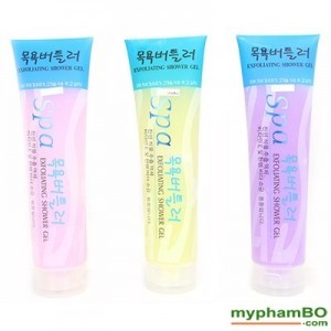 Kem tẩy da chết Spa Exfoliating Shower Gel