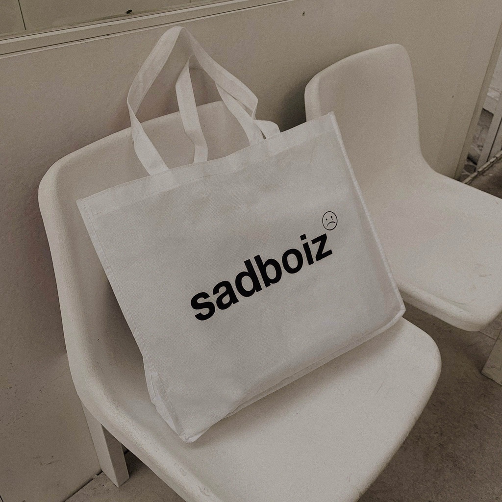 SAD TOTE BAG , Tote Bag Sadboiz Chính hãng, Hàng có Sẵn