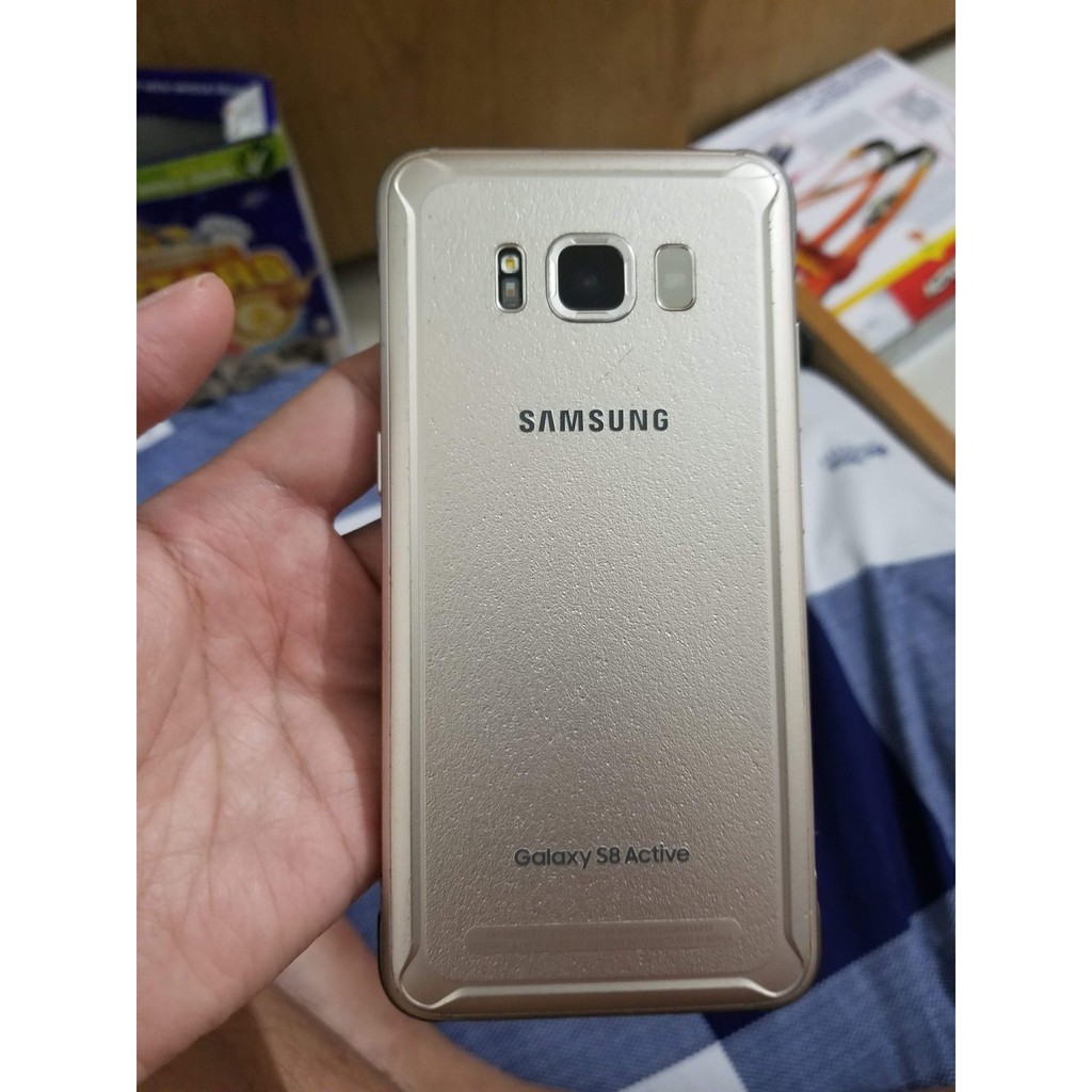 ĐIỆN THOẠI SAMSUNG S8 ACTIVE VÀNG PIN 4000mAh