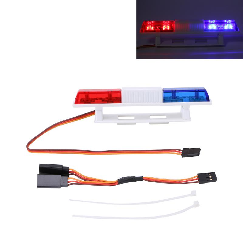 Bộ Đèn LED Cho Xe Cảnh Sát Điều Khiển Từ Xa 1 / 10 1 / 8 4WD Axial SCX10