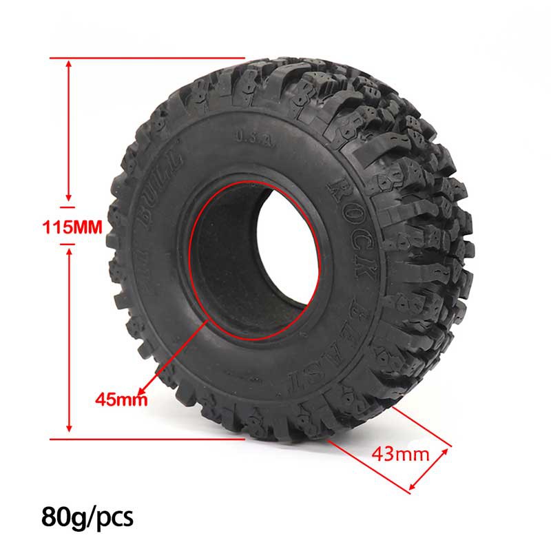 Bộ 4 Dây Đai 1.9mm Trx4 Scx10 D90 90046 Chuyên Dụng Cho Xe Hơi Địa Hình