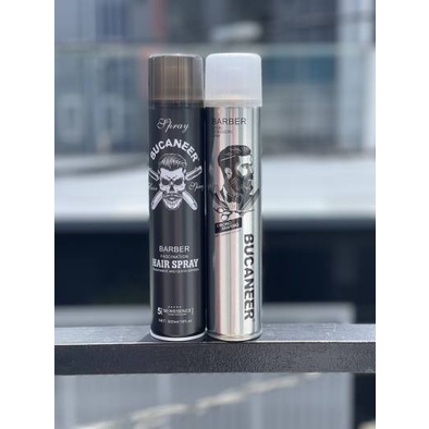Gôm, Keo Xịt Tóc BUCANNER BARBER 320ml Tạo Kiểu, Giữ Nếp Cho Tóc. HÀNG CHÍNH HÃNG