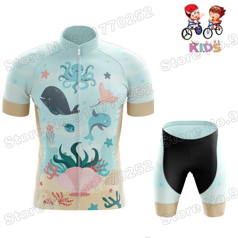 Bộ Quần Áo Chạy Xe Đạp Trẻ Em Thời Trang Năm 2021