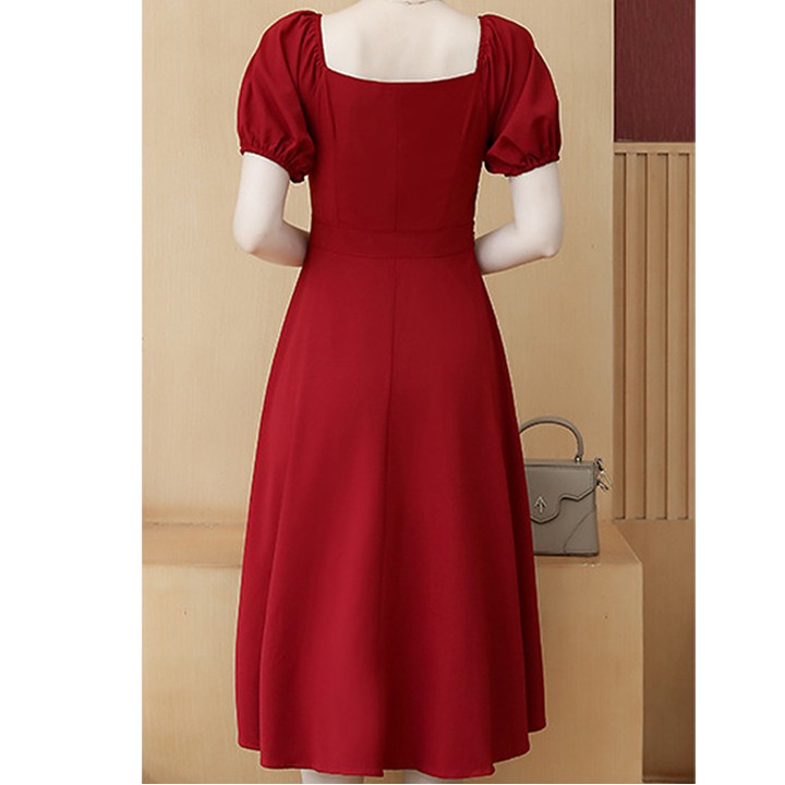 VÁY ĐẦM DÁNG XÒE | ĐẦM ĐỎ ĐÔ XINH YÊU | VÁY CÔNG SỞ | BigBuy360 - bigbuy360.vn