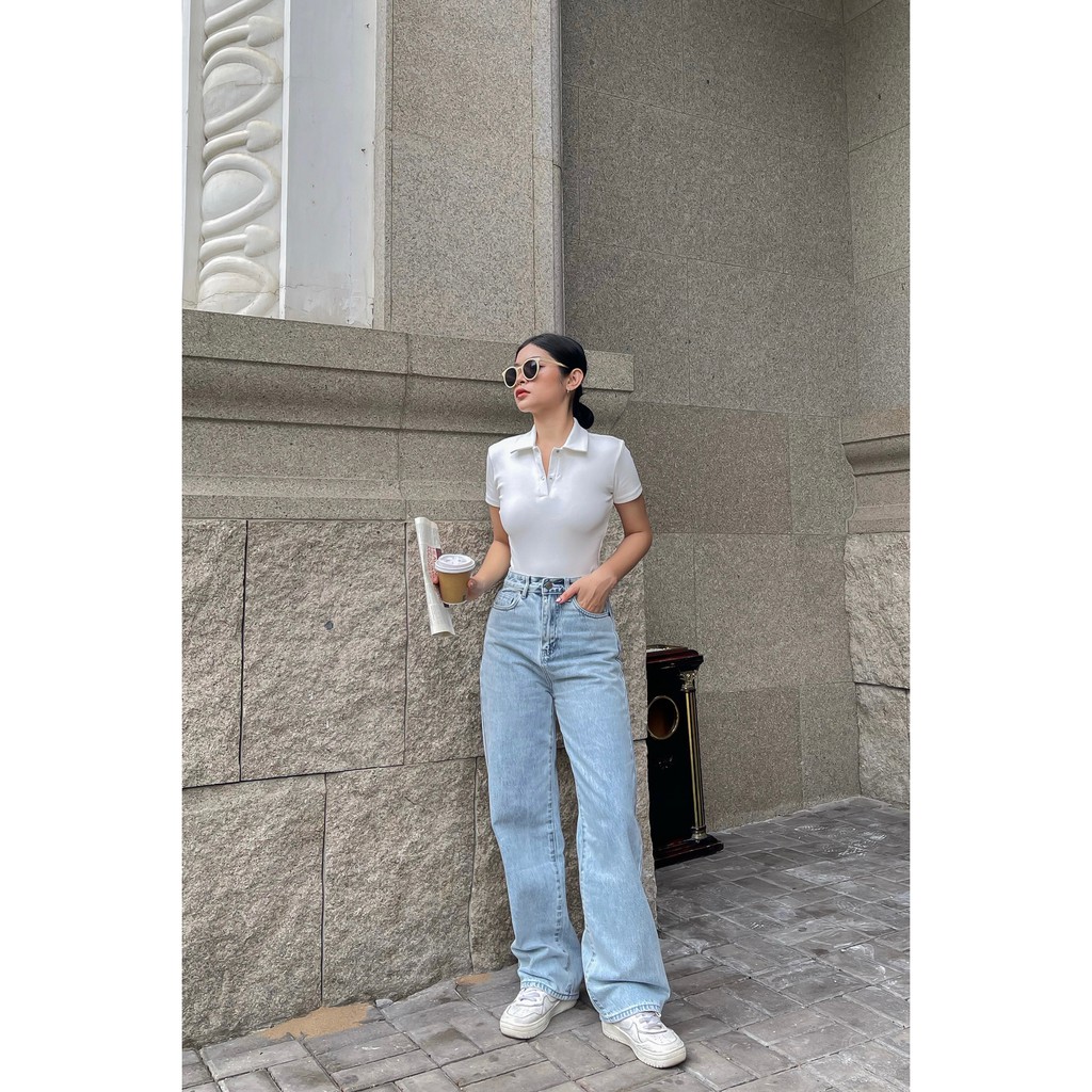 Áo kiểu polo tay ngắn BUTTONS POLO T-SHIRT | BigBuy360 - bigbuy360.vn