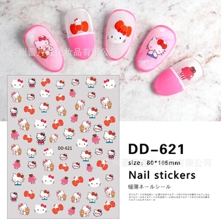 STICKER DÁN MÓNG MÈO HELLO KITTY