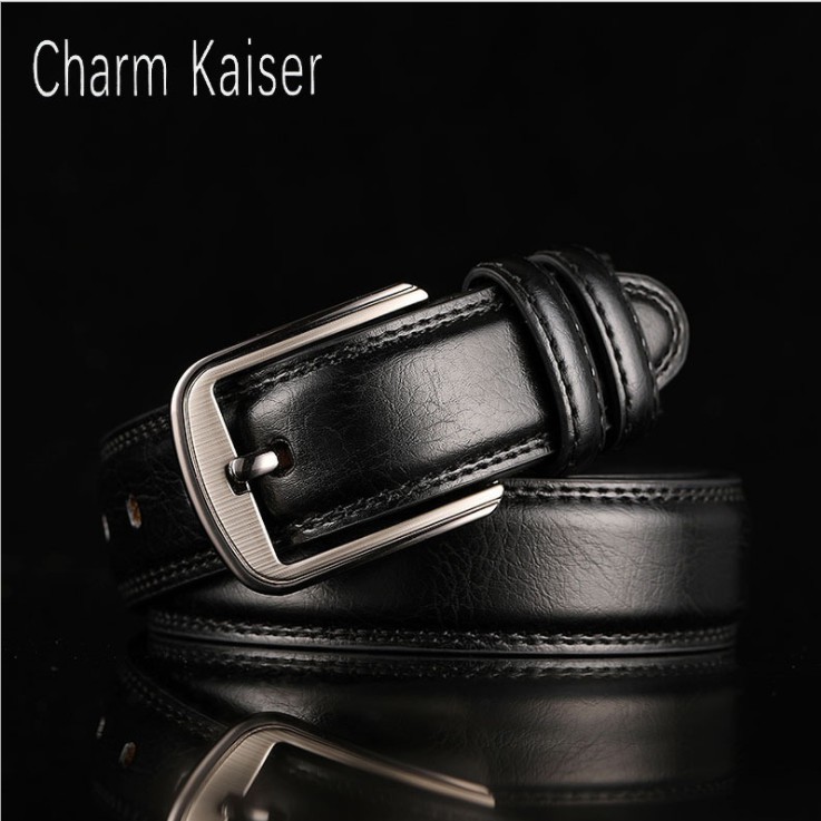 [Full Box] Thắt lưng Charm Kaiser - Thắt lưng nam da bò