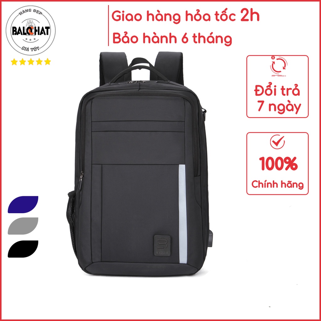 Balo thời trang chống nước đựng laptop 15.6inch, hãng SHUAI BO, phù hợp cho học sinh, sinh viên, người đi làm-632