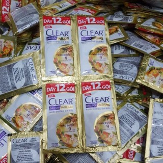COMBO 50 GÓI DẦU GỘI CLEAR THẢO DƯỢC