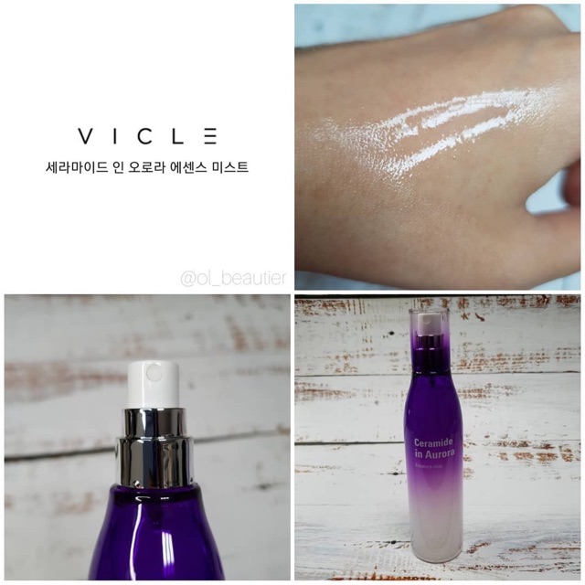 XỊT KHOÁNG VICLE CARAMIDE IN AUDORA ESSENCE MIST.