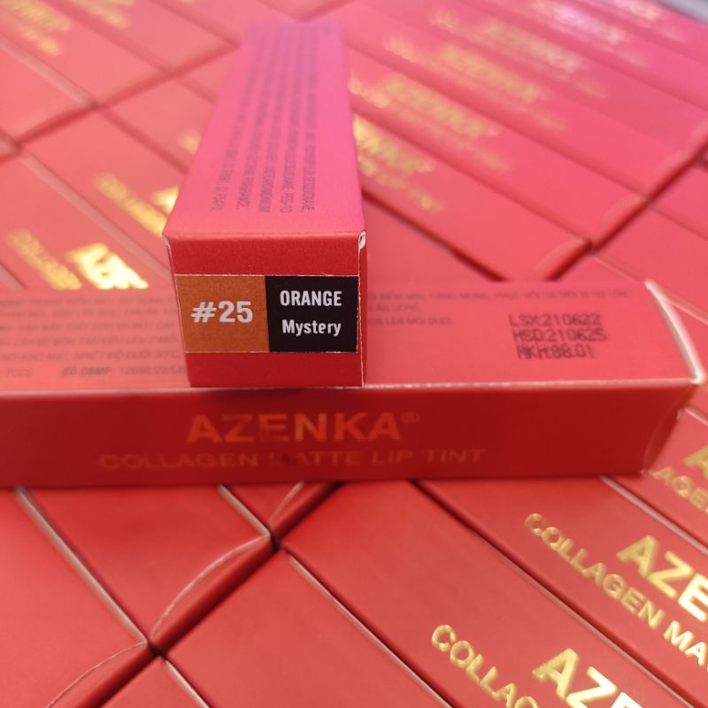 Son kem lì AZENKA Collagen Matte Lip Tin