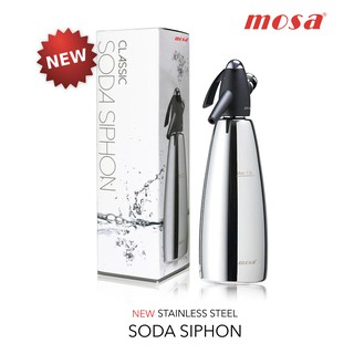 Bình làm soda inox SIPHON MOSA chính hãng- MỚI