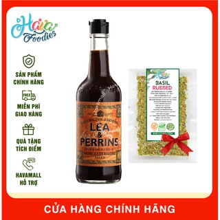 Nước Sốt Worcestershire Lea Perrins Chai 290ml - Tặng Lá Basil