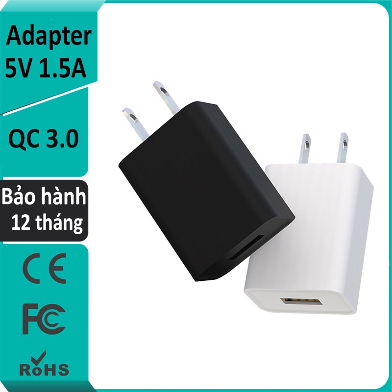 Nguồn Led, Adapter 5V.1A-2A, Sạc nhanh 1 cổng Micro USB