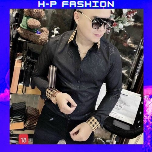 Áo Sơ Mi Nam Dài Tay 🔵 𝐅𝐑𝐄𝐄 𝐒𝐇𝐈𝐏 🔵 Sơ Mi Nam Vải Lụa Co Giãn Hàng Quảng Châu Thời Trang Hpfashion - Asmnhp022