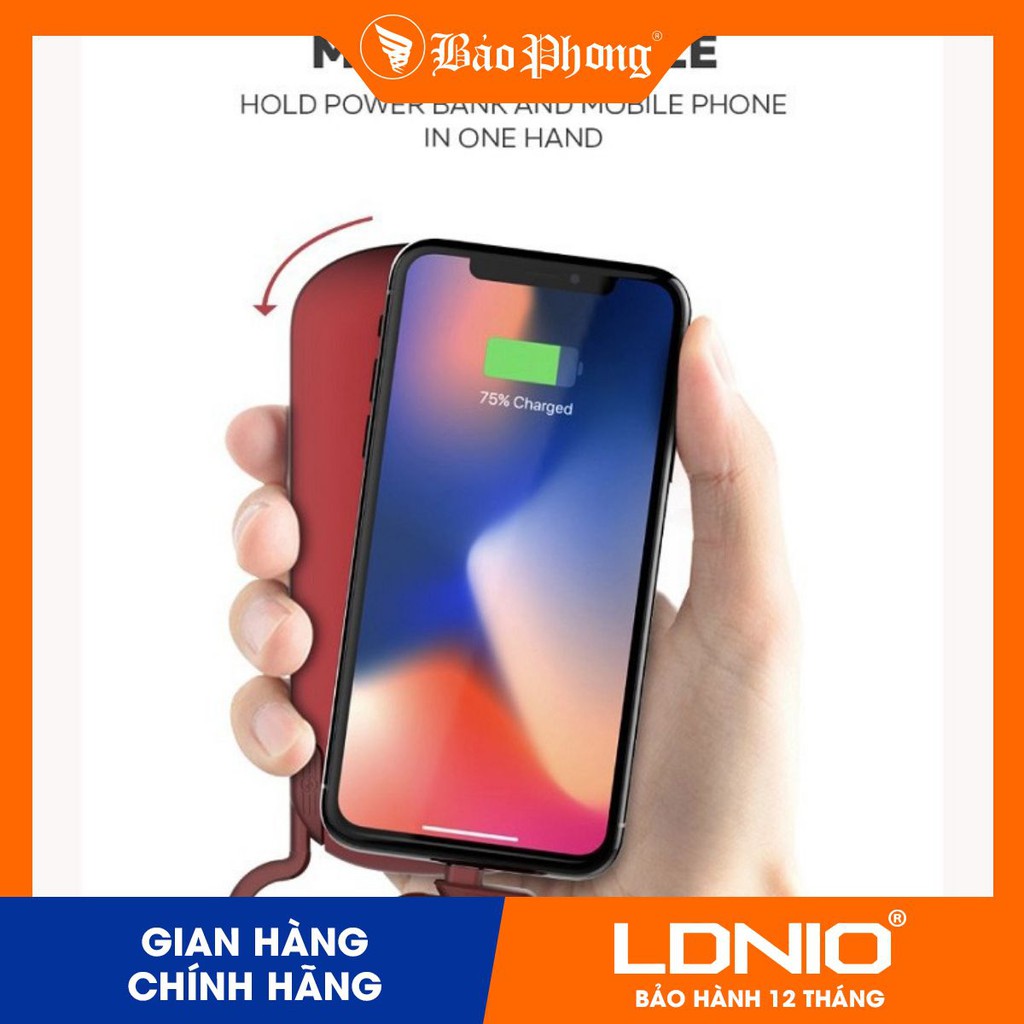 Pin Dự Phòng Kèm Cáp 10.000 MAh LDNIO - PL1005