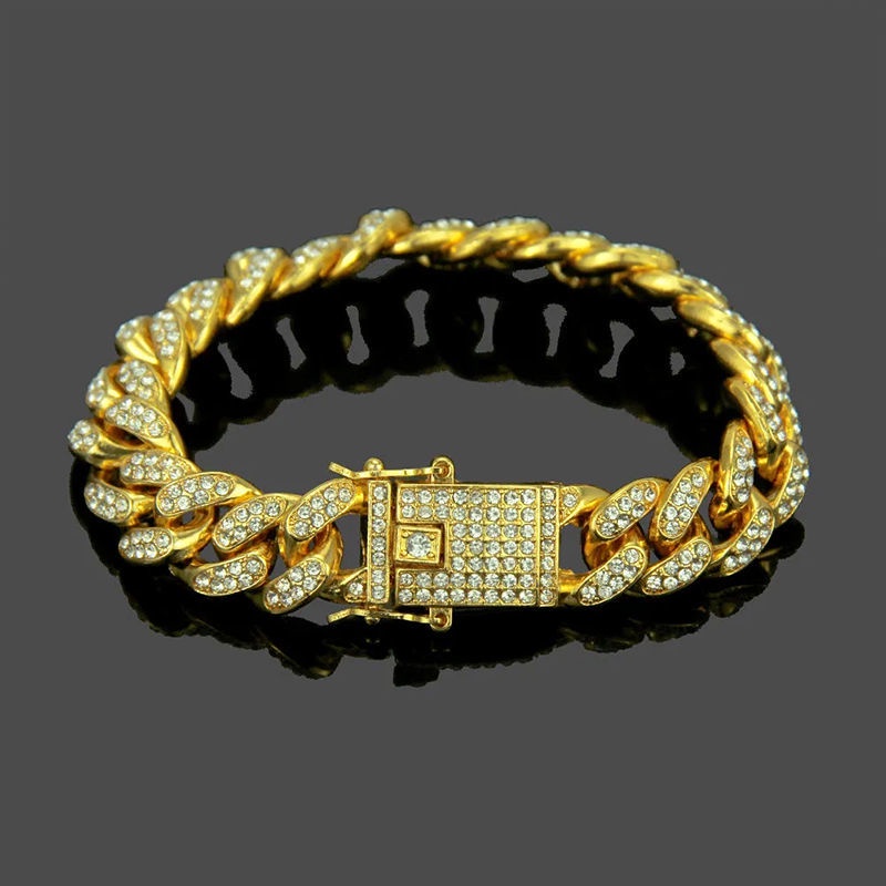 Vòng cổ Thời Trang Âu Mỹ Đính Kim Cương Toàn Diện Cho Nam &amp; Nữ