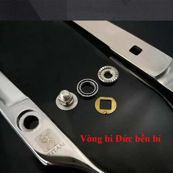 Kéo cắt tóc Titan thép 440C sắc bén bền bỉ - G630