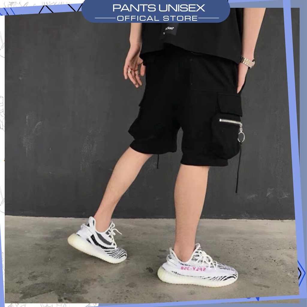 ⚡[ RẺ VÔ ĐỊCH ] Quần Short túi hộp unisex KHÓA TRÒN chất kaki dầy co giãn 1HIT_UNISEX Pantsunisex