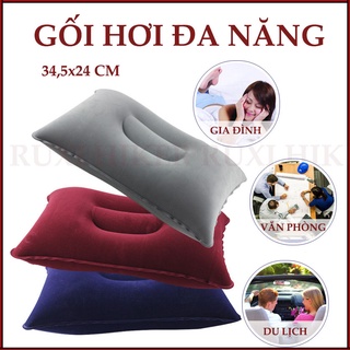 Gối hơi văn phòng gấp gọn _gối hơi du lịch dã ngoại