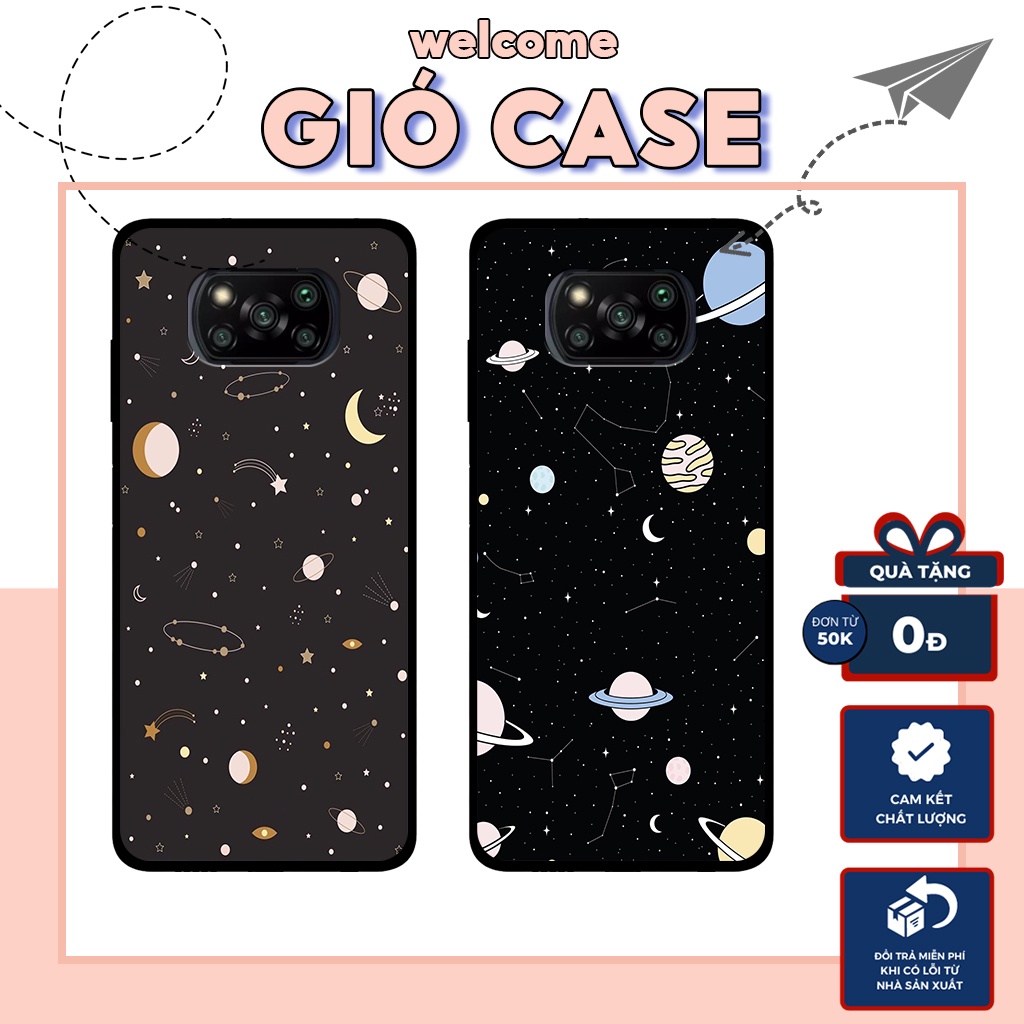 Ốp lưng XIAOMI POCO X3, ốp điện thoại nhựa dẻo hình họa tiết vũ trụ,công thức toán học,bền,đẹp