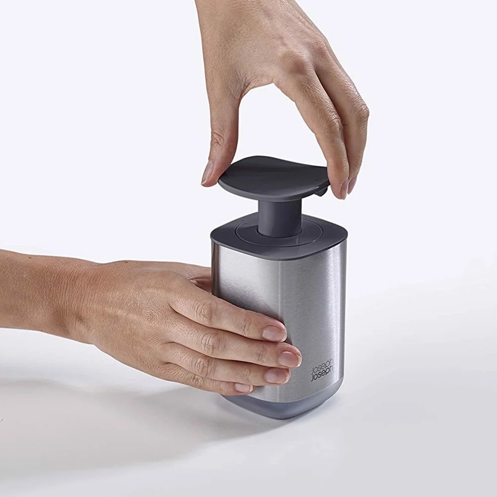 Bình đựng xà phòng Joseph Joseph 85164 Presto™ Edelstahl Hygienischer Seifenspender