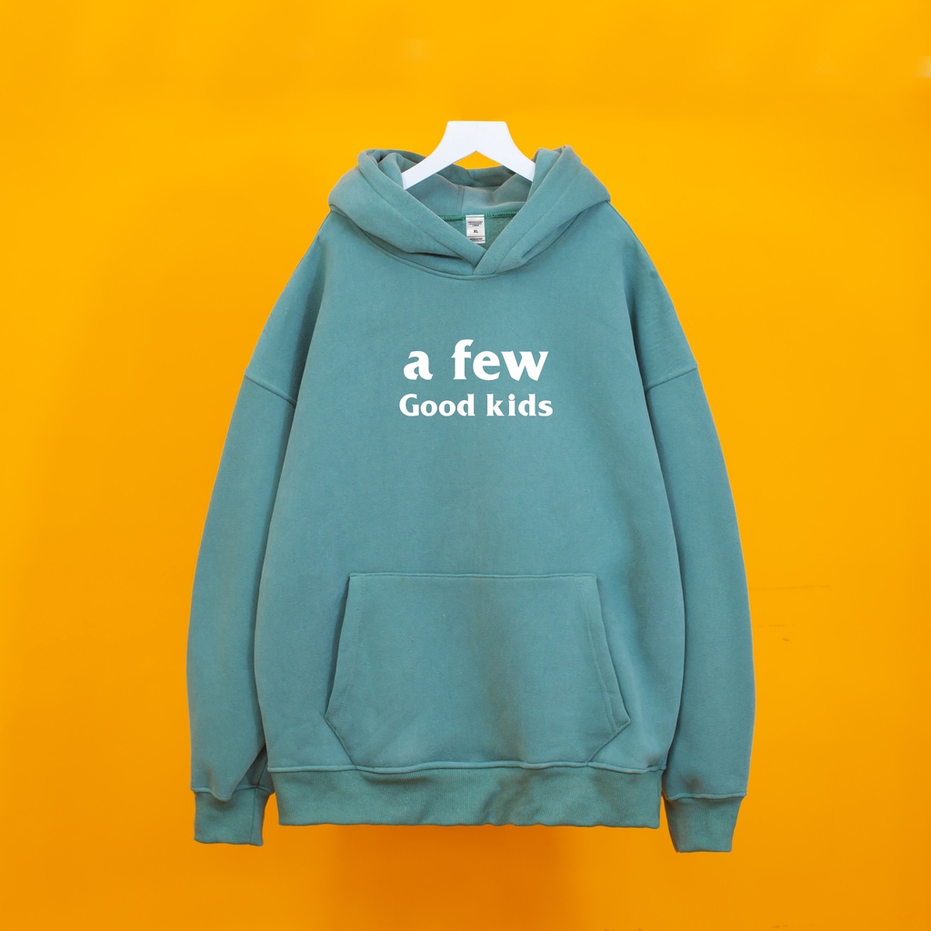 Áo nỉ hoodie A FEW Hogoto shop , Áo nỉ HOODIE unisex nam nữ form rộng oversize chất liệu Cotton