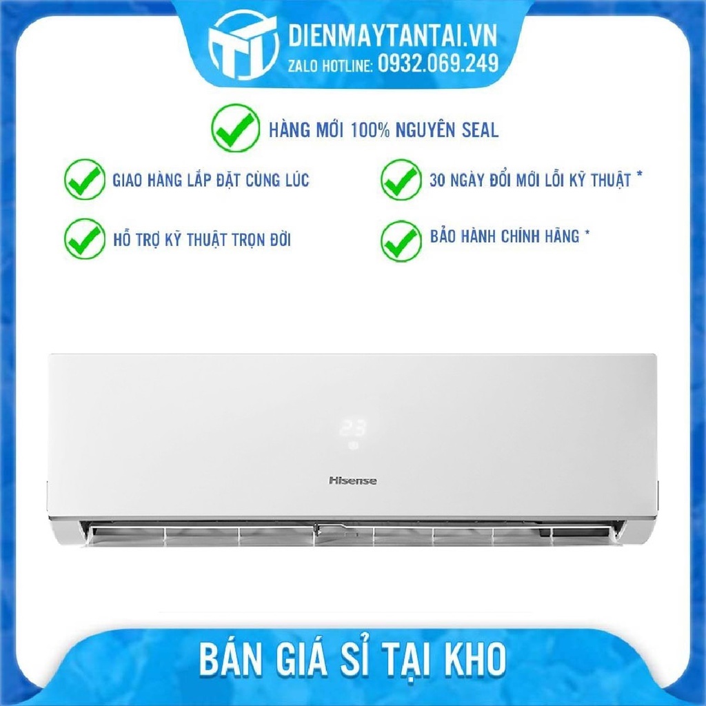 Máy lạnh Hisense 1.5 HP AS-12CR4RVEDJ01 Nơi sản xuất Thái Lan, GIAO HÀNG MIỄN PHÍ HCM