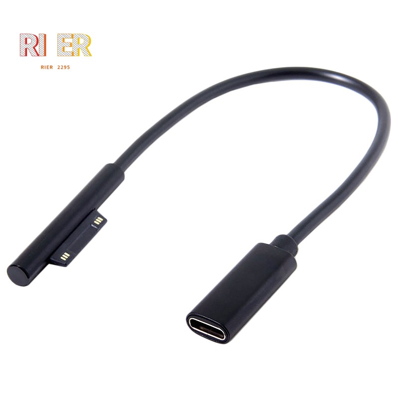 Dây Cáp Nối Dài Usb Loại C Usb-C Dc 15v Cho Surface Pro3 Pro4 Pro5 Pro6 Book Pro