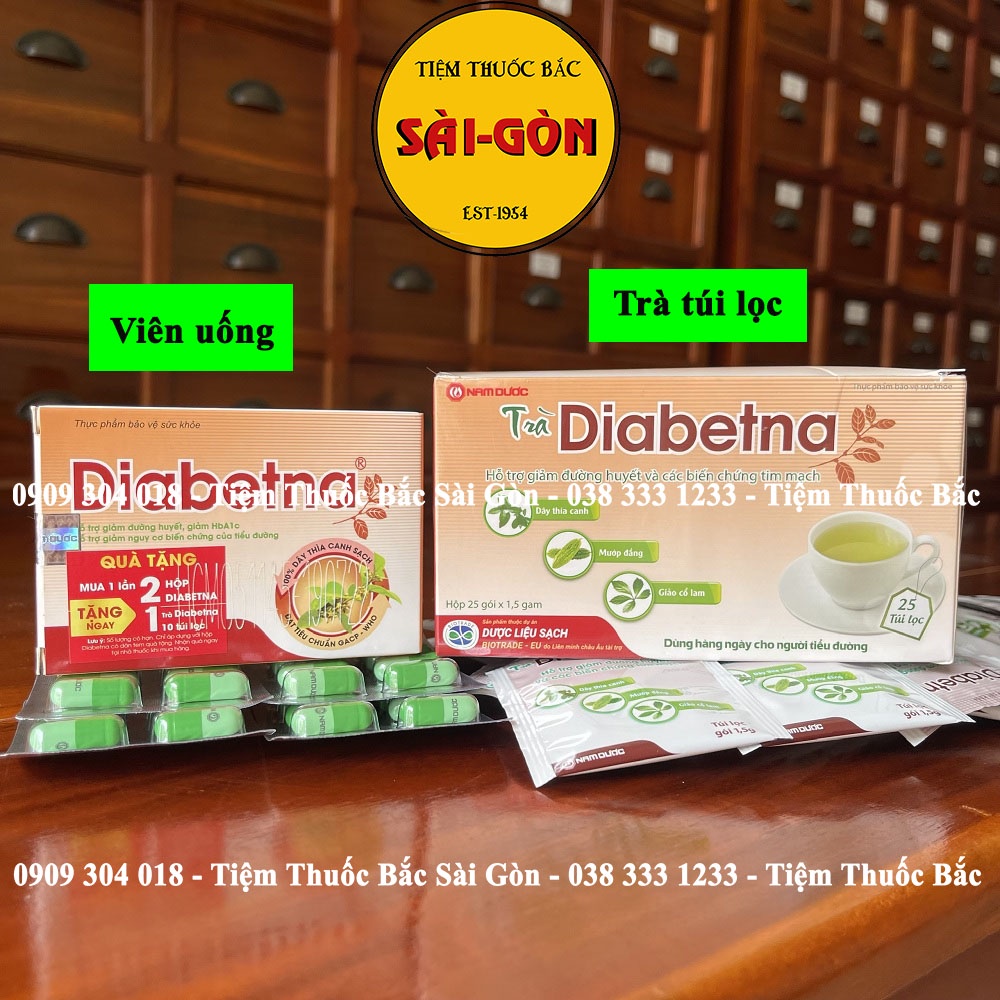 Diabetna Hỗ Trợ Tiểu Đường - Tiệm Thuốc Bắc Sài Gòn
