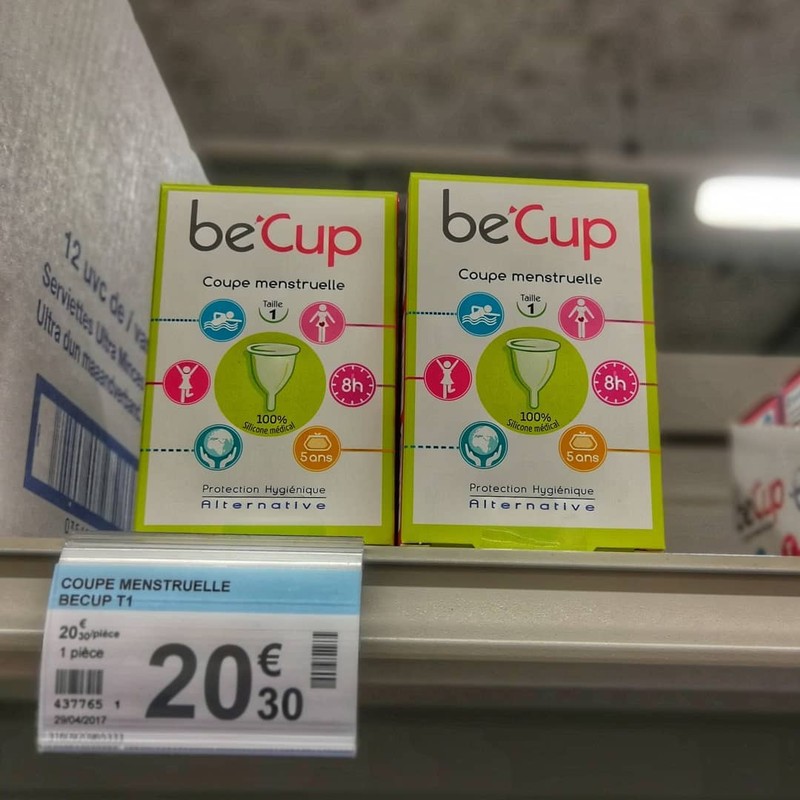 Cốc nguyệt san Becup của Pháp chính hãng loại cao cấp