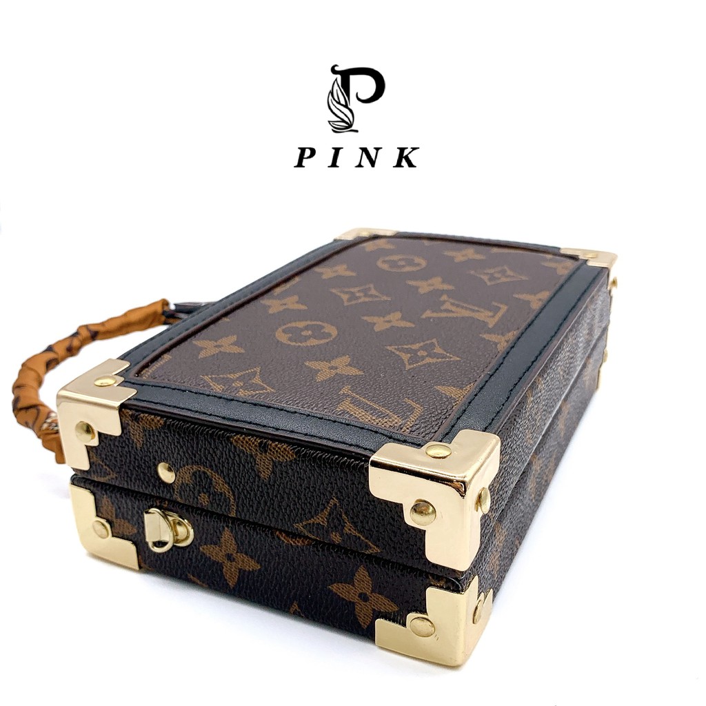 Túi xách nữ cao cấp hàng hiệu , Túi cốp siêu đẹp tặng kèm khăn quấn sang chảnh P14 - Pink Shop | BigBuy360 - bigbuy360.vn