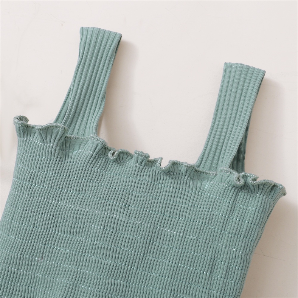 Set Áo dây MIKRDOO phối nơ và Quần ngắn hình dưa hấu có Băng đô năng động cho bé gái