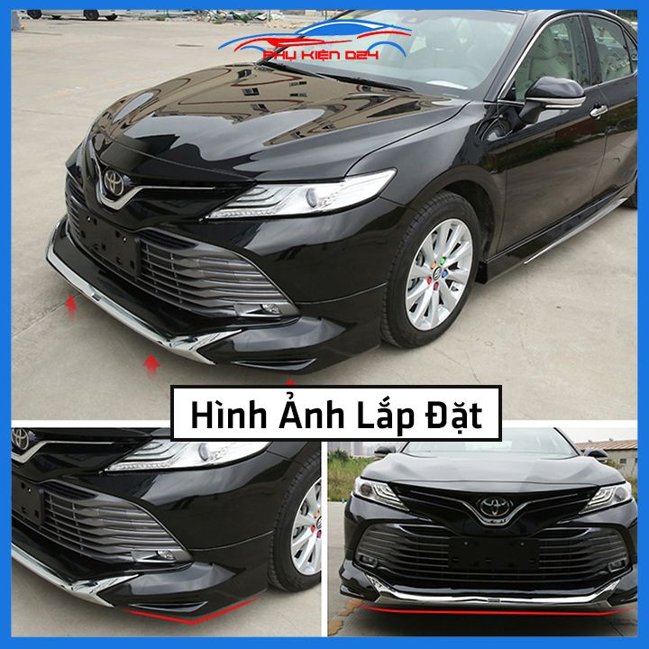 Ốp cản trước Camry 2019-2020 mạ crom trang trí chống trầy bảo vệ xe