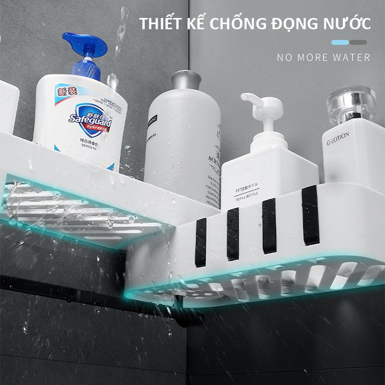 Kệ xoay để đồ nhà tắm treo tường đa chức năng tiện dụng có thể xoay 180 độ gấp gọn