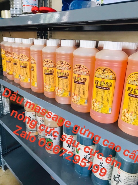 Dầu massage gừng [NÓNG CỰC SÂU CỰC ÊM] massage giảm béo, massage body, bài độc | BigBuy360 - bigbuy360.vn