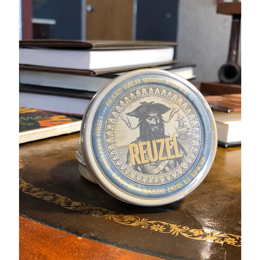 KEM DƯỠNG GIỮ NẾP VÀ CHĂM SÓC RÂU REUZEL WOOD AND SPICE BEARD BALM 35G