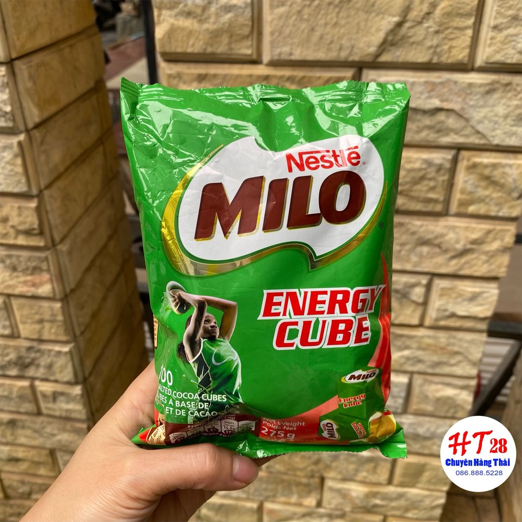 Kẹo Milo Cube Thái Lan 100 Viên/1 Gói, Siêu Thơm Ngon