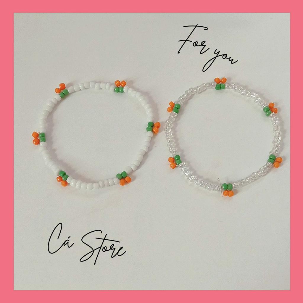 Vòng tay orange beads siêu xinh