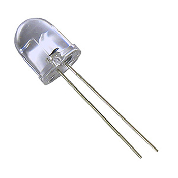 Led đơn 10mm màu đỏ, trắng trong suốt