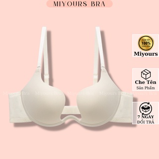 Áo lót nữ Miyours Bra AL403 có gọng đệm dày nâng, xẻ ngực sâu, dây lưng tạo kiểu hở lưng sexy