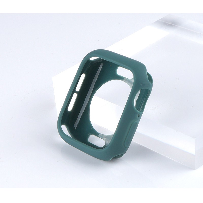 Ốp TPU silica gel chống rơi cho vỏ Apple Watch iWatch 8/7/6/5/4/3/SE 4