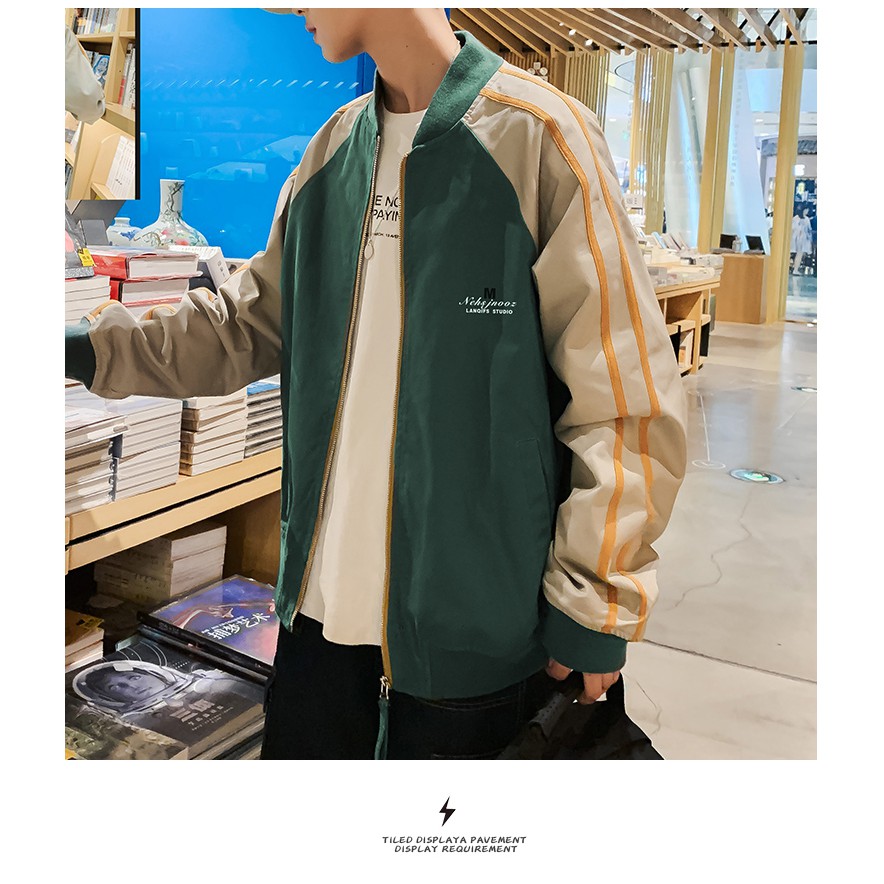 [ xả kho về ăn tết] áo khoác bomber nam hàn quốc trẻ trung - hàng chuẩn đẹp có thể làm đồ đôi | BigBuy360 - bigbuy360.vn