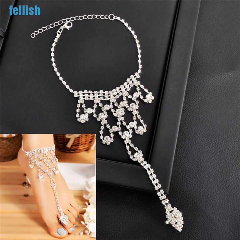 Lắc Chân Đính Đá Pha Lê Thời Trang Cho Nữ | BigBuy360 - bigbuy360.vn